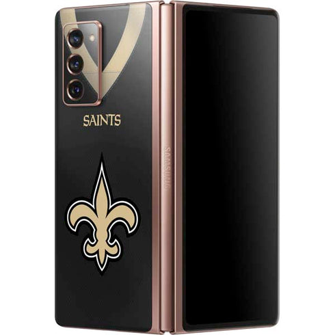 NFL New Orleans Saints Team Jersey Galaxy Z Fold2 5G Skin