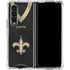 NFL New Orleans Saints Team Jersey Galaxy Z Fold4 5G Clear Case
