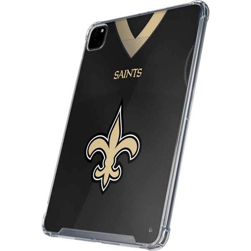 NFL New Orleans Saints Team Jersey iPad Pro 12.9in (2020) Clear Case