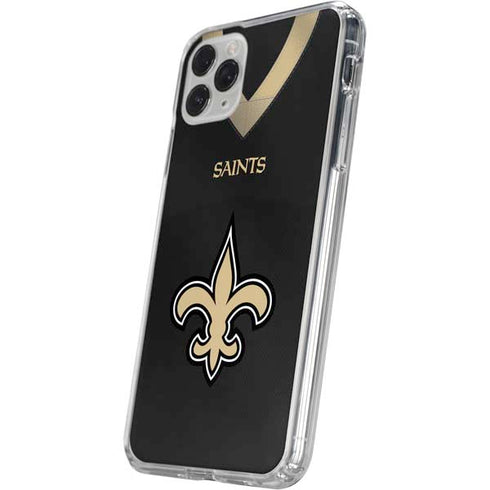 NFL New Orleans Saints Team Jersey iPhone 11 Pro Clear Case