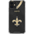 NFL New Orleans Saints Team Jersey iPhone 12 Mini Clear Case