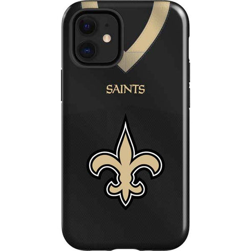 NFL New Orleans Saints Team Jersey iPhone 12 Mini Impact Case