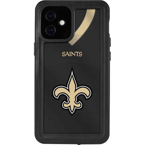 NFL New Orleans Saints Team Jersey iPhone 12 Mini Waterproof Case