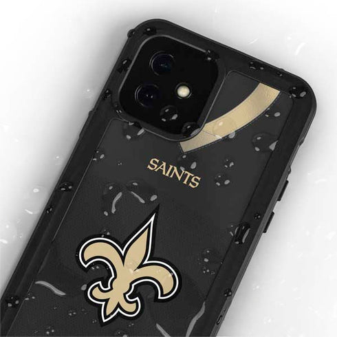 NFL New Orleans Saints Team Jersey iPhone 12 Mini Waterproof Case