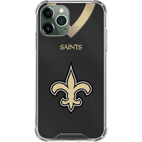 NFL New Orleans Saints Team Jersey iPhone 12 Pro Max Clear Case