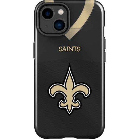 NFL New Orleans Saints Team Jersey iPhone 15 Plus Impact Case