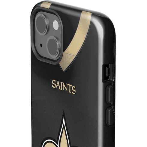 NFL New Orleans Saints Team Jersey iPhone 15 Plus Impact Case