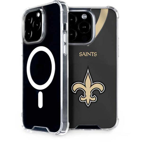 NFL New Orleans Saints Team Jersey iPhone 15 Pro MagSafe Case