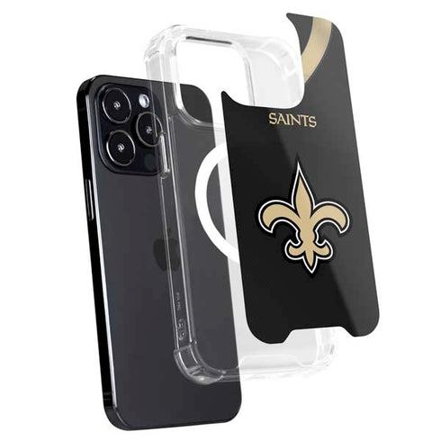 NFL New Orleans Saints Team Jersey iPhone 15 Pro MagSafe Case