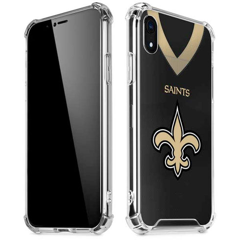 NFL New Orleans Saints Team Jersey iPhone XR Clear Case
