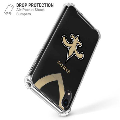 NFL New Orleans Saints Team Jersey iPhone XR Clear Case