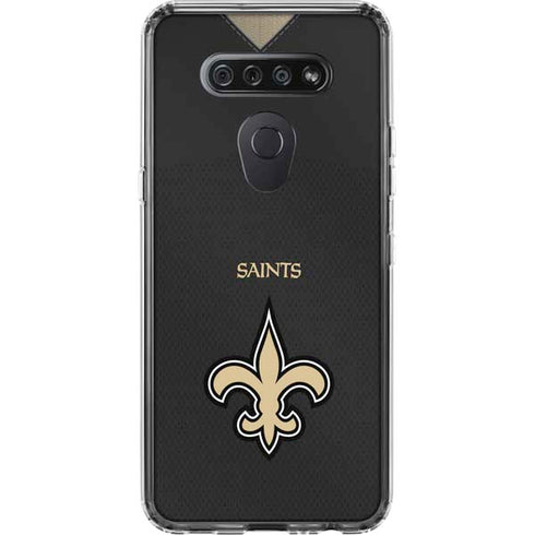 NFL New Orleans Saints Team Jersey LG K51/Q51 Clear Case