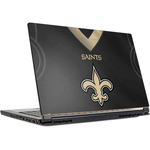 NFL New Orleans Saints Team Jersey MSI GS65 Stealth Laptop Skin