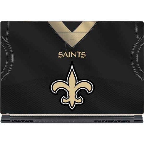 NFL New Orleans Saints Team Jersey MSI GS65 Stealth Laptop Skin