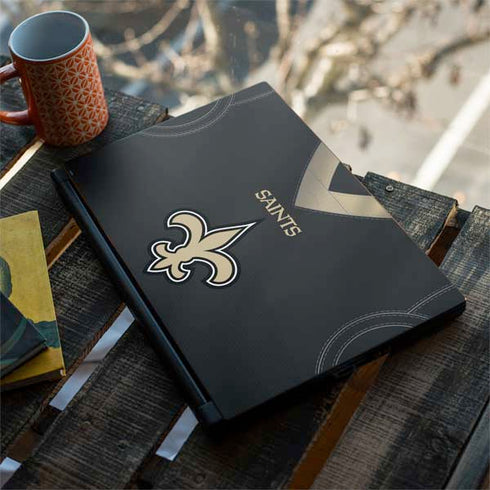 NFL New Orleans Saints Team Jersey MSI GS65 Stealth Laptop Skin