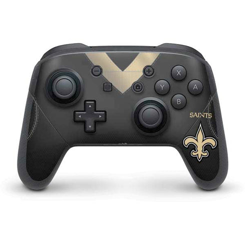 NFL New Orleans Saints Team Jersey Nintendo Switch Pro Controller Skin