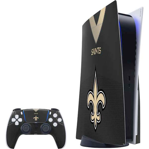 NFL New Orleans Saints Team Jersey PS5 Bundle Skin