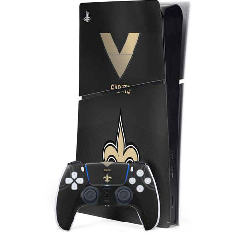 NFL New Orleans Saints Team Jersey PS5 Slim Digital Edition Console Skin