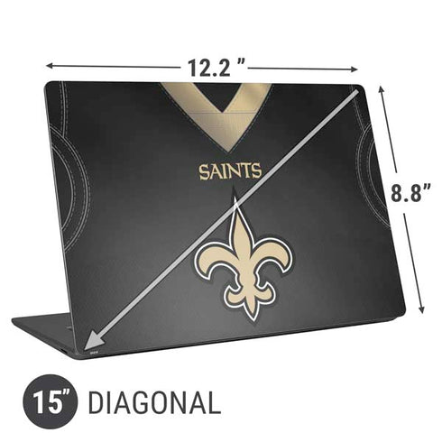 NFL New Orleans Saints Team Jersey Universal Laptop 15in (12.2 x 8.8in) Skin