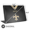 NFL New Orleans Saints Team Jersey Universal Laptop 18in (14.6 x 10.6in) Skin
