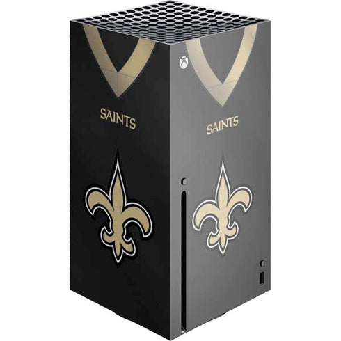 NFL New Orleans Saints Team Jersey Xbox Series X Console Skin