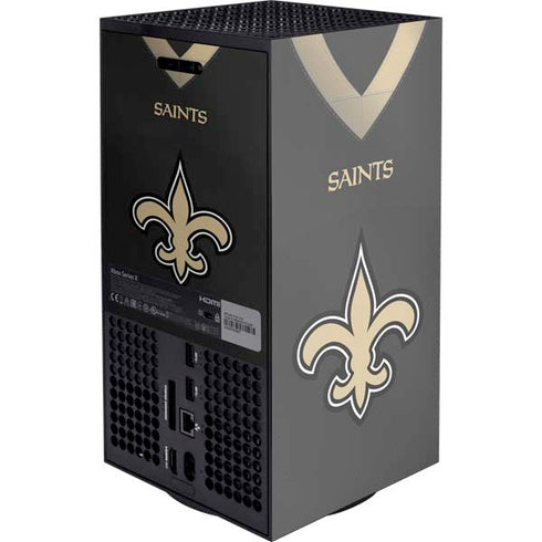 NFL New Orleans Saints Team Jersey Xbox Series X Console Skin
