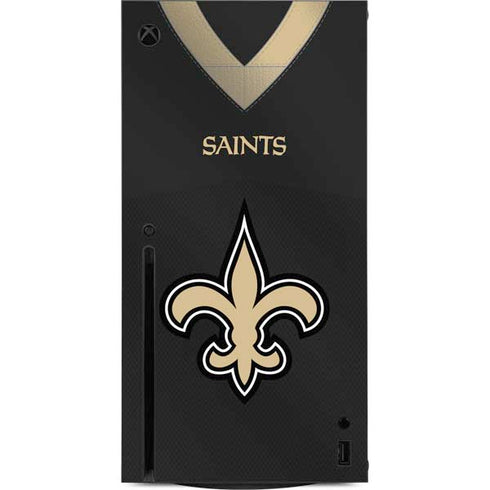 NFL New Orleans Saints Team Jersey Xbox Series X Console Skin