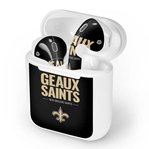 NFL New Orleans Saints Team Motto Apple AirPods Skin