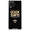 NFL New Orleans Saints Team Motto Galaxy A12 Clear Case