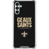 NFL New Orleans Saints Team Motto Galaxy A13 5G Clear Case