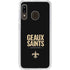 NFL New Orleans Saints Team Motto Galaxy A20 Clear Case