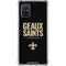 NFL New Orleans Saints Team Motto Galaxy A71 5G Clear Case