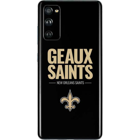 NFL New Orleans Saints Team Motto Galaxy S20 Fan Edition Skin