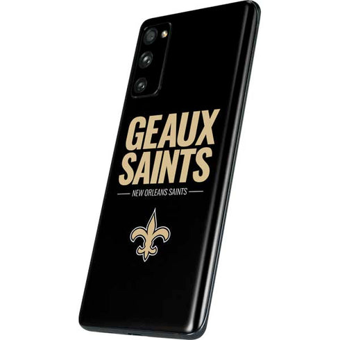 NFL New Orleans Saints Team Motto Galaxy S20 Fan Edition Skin