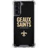 NFL New Orleans Saints Team Motto Galaxy S21 5G Clear Case
