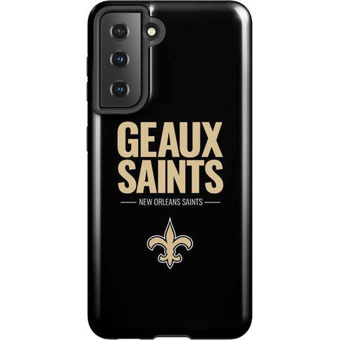 NFL New Orleans Saints Team Motto Galaxy S21 5G Pro Case