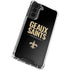 NFL New Orleans Saints Team Motto Galaxy S21 FE Clear Case