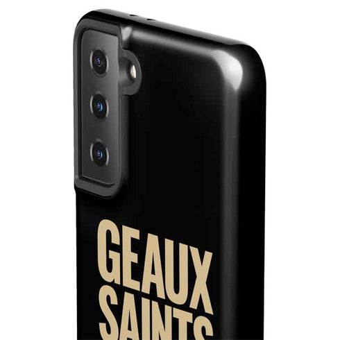 NFL New Orleans Saints Team Motto Galaxy S21 FE Pro Case