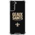 NFL New Orleans Saints Team Motto Galaxy S21 Plus 5G Clear Case