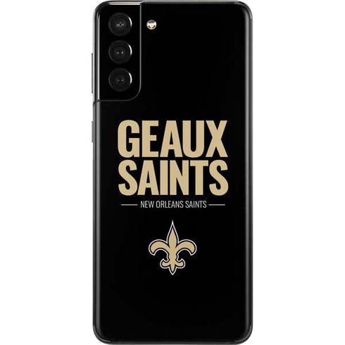NFL New Orleans Saints Team Motto Galaxy S21 Plus 5G Skin
