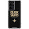 NFL New Orleans Saints Team Motto Galaxy S21 Ultra 5G Clear Case