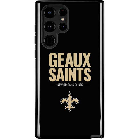 NFL New Orleans Saints Team Motto Galaxy S22 Ultra Pro Case