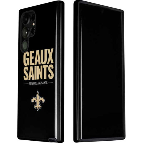 NFL New Orleans Saints Team Motto Galaxy S22 Ultra Pro Case