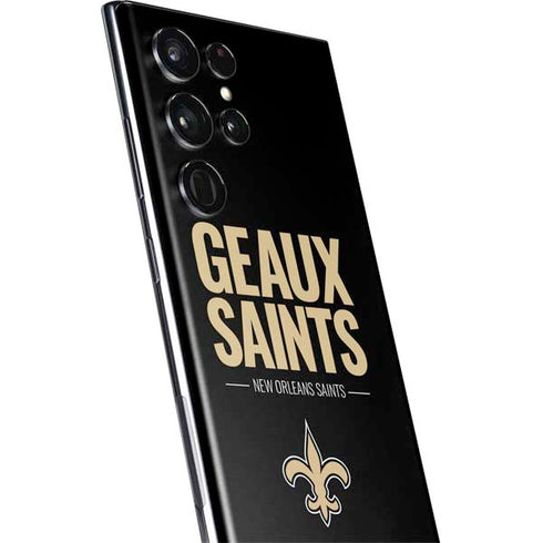 NFL New Orleans Saints Team Motto Galaxy S22 Ultra Skin
