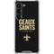 NFL New Orleans Saints Team Motto Galaxy S23 Clear Case