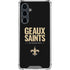 NFL New Orleans Saints Team Motto Galaxy S23 FE Clear Case