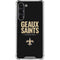 NFL New Orleans Saints Team Motto Galaxy S23 Plus Clear Case