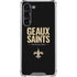 NFL New Orleans Saints Team Motto Galaxy S23 Plus Clear Case