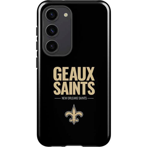 NFL New Orleans Saints Team Motto Galaxy S23 Pro Case