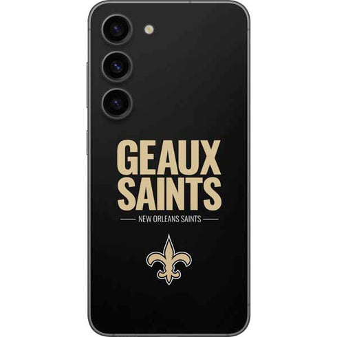 NFL New Orleans Saints Team Motto Galaxy S23 Skin